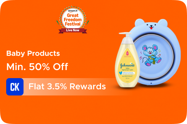 Amazon: Minimum 50% Off on Baby Products + Flat 3.5% Rewards